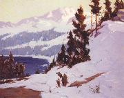 Elmer Wachtel Convict Lake,n.d. Spain oil painting artist
